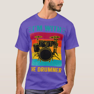 Jag med Drummer Drummer Älskare Player-gåvan T Shirt