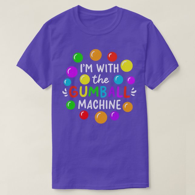 Jag med gumball Maskin T Shirt (Design framsida)