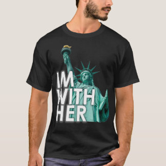 Jag med hennes Frihetsgudinnan T Shirt