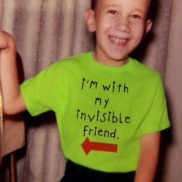 Jag med min osynliga vän tee
