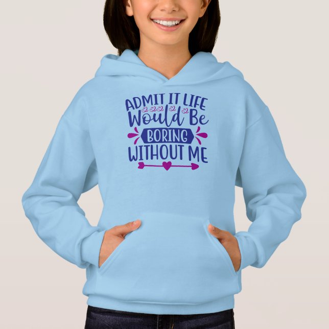 Jag medger att det skulle vara ett liv utan mig t shirt (Framsida)