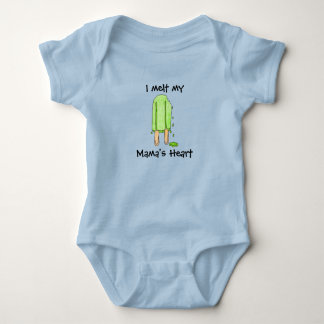 Jag Melt My Mamma Heart Baby Bodykostym T Shirt
