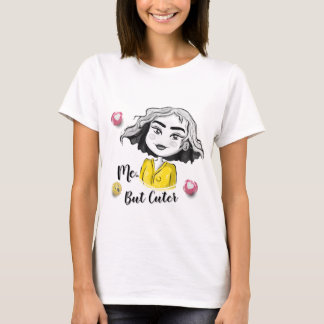 Jag, men sötare | Söt Chibi-tjej Kawaii skjorta T Shirt