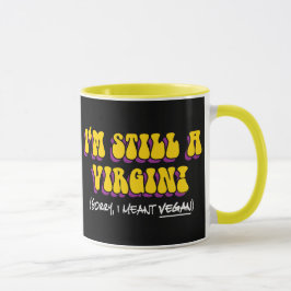 Jag menar Vegan! Funny Vegetarian Mugg