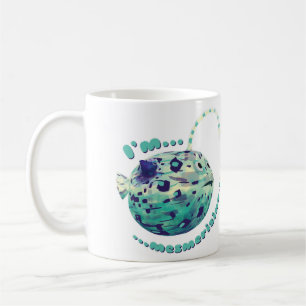 Jag mesmeriserar.. Den tända fisken. Kaffemugg