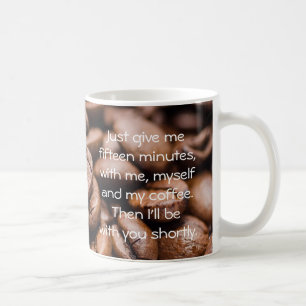 Jag, mig själv och min kaffekoppscitatmugg kaffemugg