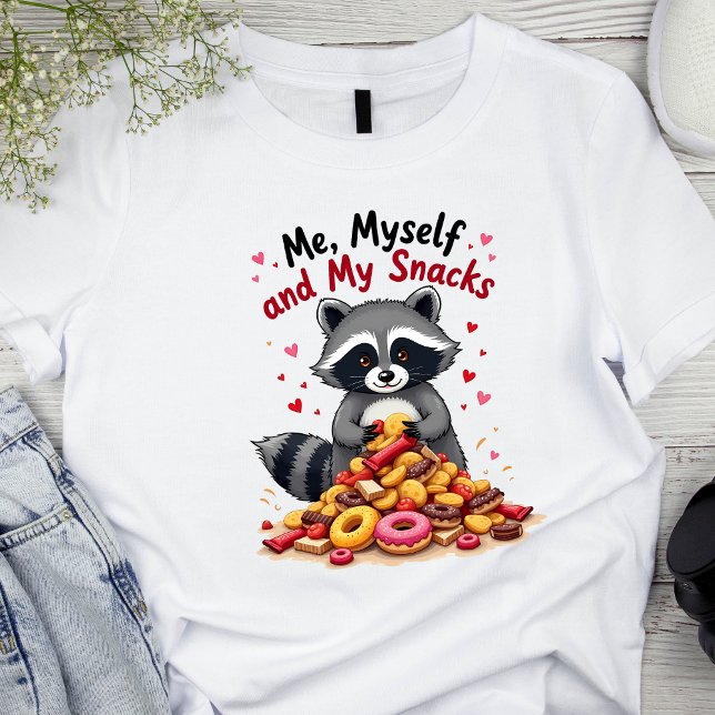 Jag, mig själv och mina Snacks - Loving, en fin Sn T Shirt (Skapare uppladdad)