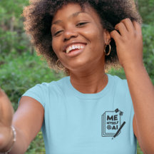 Jag, min och AI, Black Art Womens Shirt