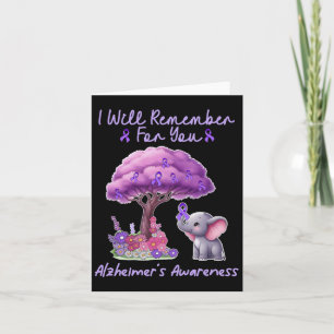 Jag minns för dig Elephant Lila Heimerheimer Kort