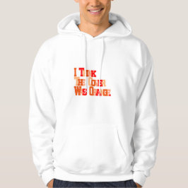 Jag minns inte titeln, men.. hoodie
