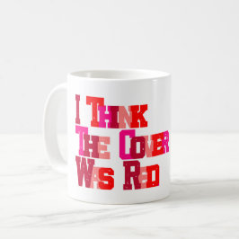 Jag minns inte titeln, men.. kaffemugg