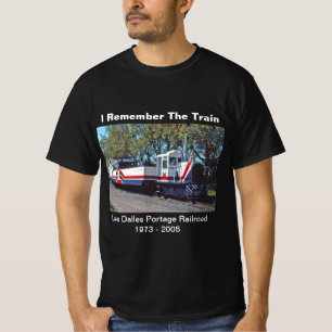 Jag minns Tåg - Les Dalles Portage Railroad T Shirt