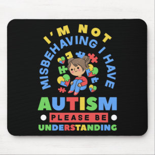 Jag Misbär Mig Inte Jag Har Autismmedvetenhet Auti Musmatta