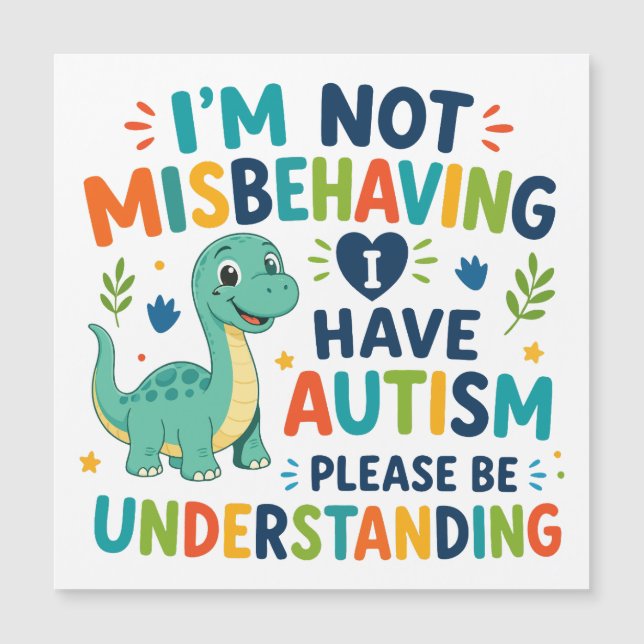 Jag misbehär mig inte, jag har autism (Framsida)