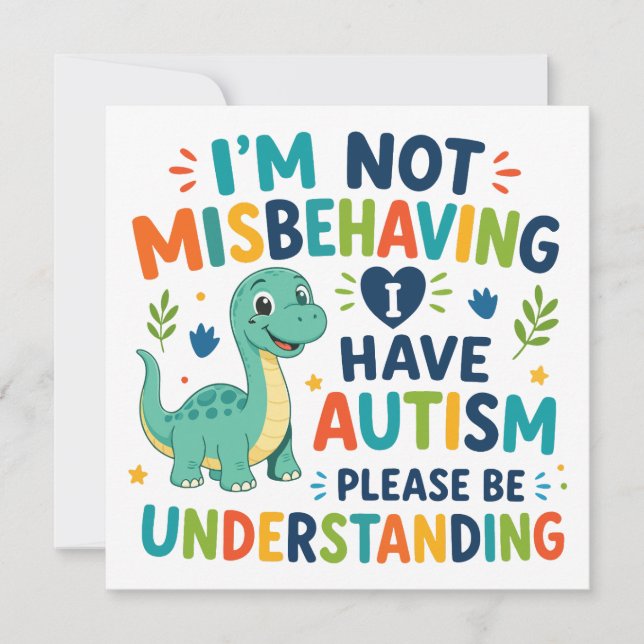 Jag misbehär mig inte, jag har autism (Framsida)
