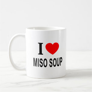 Jag ❤️ MISO SOPPA JAG ÄLSKAR MISO SOPPA JAG HJÄRTA Kaffemugg