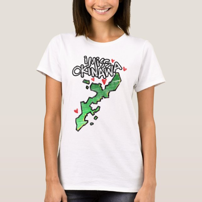Jag miss Okinawa Dam T-Shirt (Framsida)