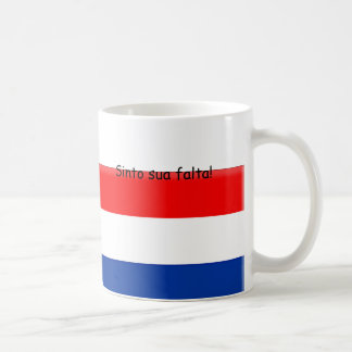 Jag missa dig Holland Brasilien Kaffemugg