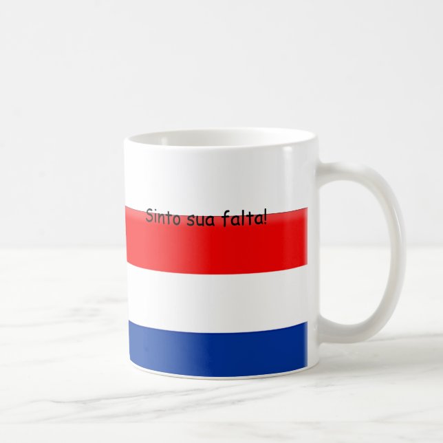 Jag missa dig Holland Brasilien Kaffemugg (Höger)