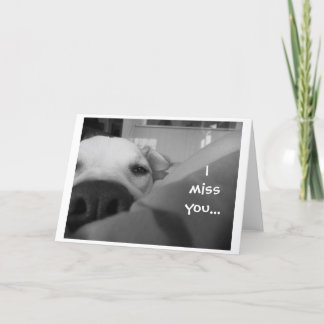 Jag missa dig… kort