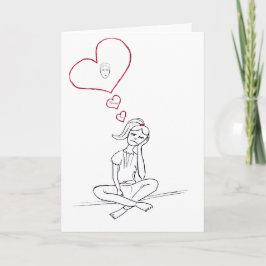 Jag missa dig kortet kort