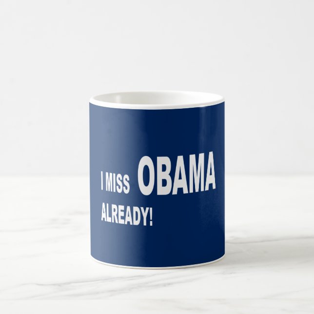 Jag missa Obama redan! Kaffemugg (Center)