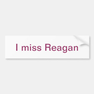 Jag missa Reagan Bildekal