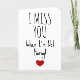 Jag missar dig även när jag inte är ett häftigt Va Tack Kort