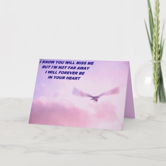 Jag missar dig_ Card Kort (Framsida)