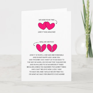 JAG MISSAR DIG - JAG VILL HA DIG TILLBAKA - JAG ÄR KORT