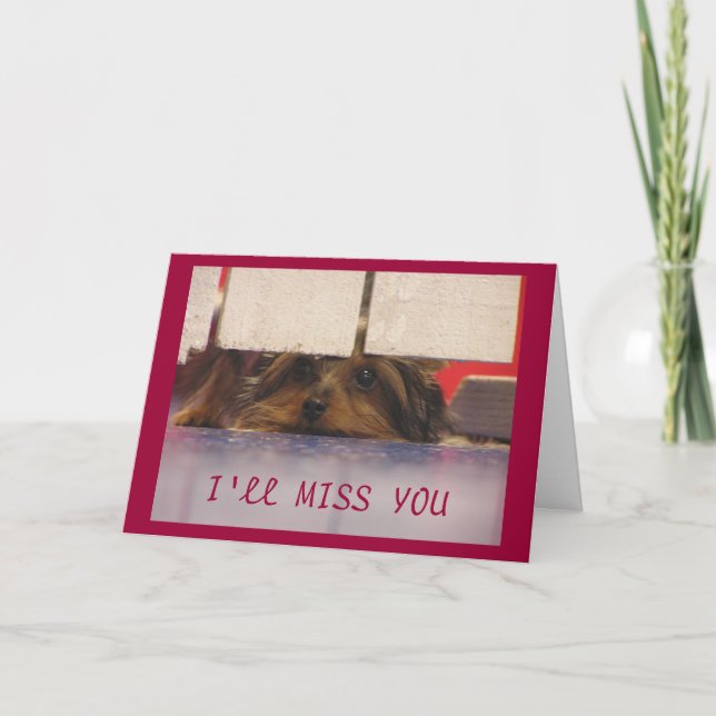 Jag missar kortet kort (Framsida)