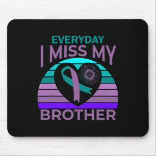 Jag missar min broder Heart Ribbon Suicide Awarene Musmatta