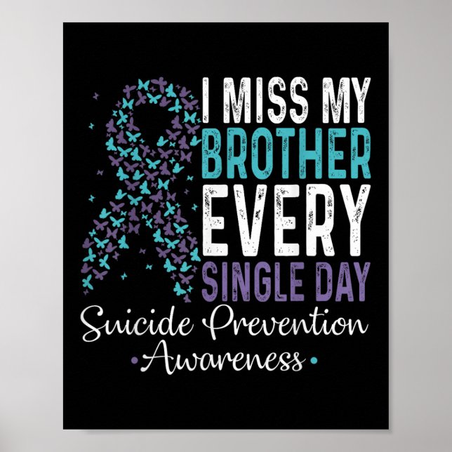 Jag missar min bror varje dag. poster (Framsidan)