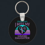 Jag missar min mordotter Heart Suicide Awareness G Nyckelring<br><div class="desc">Jag missar min mordotter Heart Suicide Awareness Grandma Gift</div>