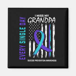 Jag missar min morfar Suicide Awareness Prevention Magnet