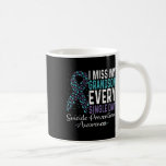 Jag missar min morson varje dag... kaffemugg<br><div class="desc">Jag missar min morson varje dag - Självmordsförebyggande</div>