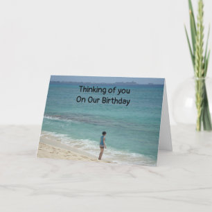 JAG MISSAR MIN TWIN PÅ VÅR BIRTHDAY KORT