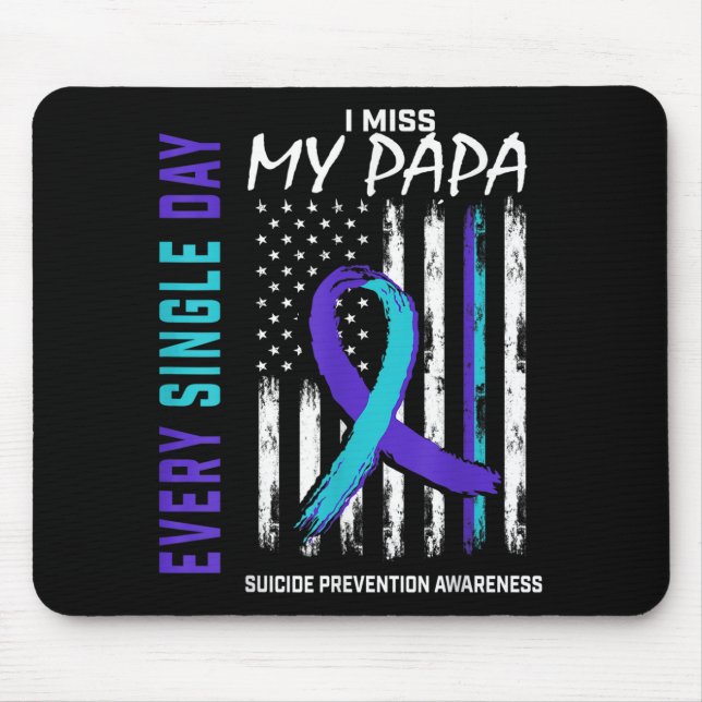 Jag missar mitt Pappa Suicide Awareness Prevention Musmatta (Framsidan)