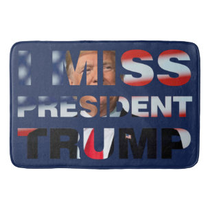 Jag missar ordförande Trump Badrumsmatta