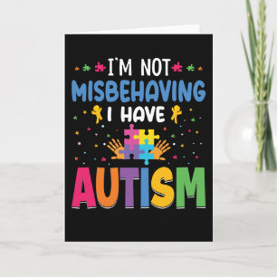 Jag missbrukar inte autism kort