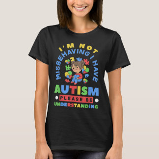 Jag missbrukar inte ha autismmedvetande t-shirt