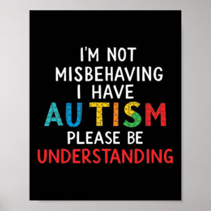 Jag missbrukar inte min autism, var snäll och var poster
