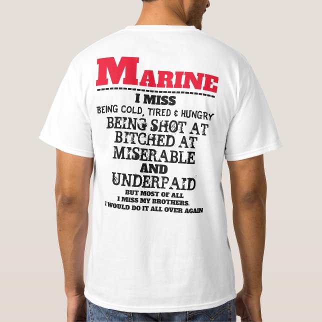 JAG MISSLYCKAS VARA KALL, TIRED OCH HUNGRIG T SHIRT (Baksida)