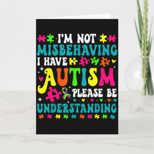 Jag Misstedar Mig Inte Jag Har Autism Var Förståen Kort