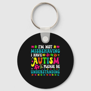 Jag Misstiger Mig Inte Jag Har Autism Var Snall Nyckelring
