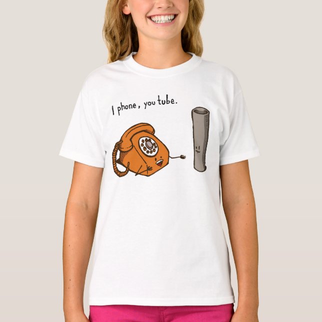 Jag mobila, ditt rör. Shirt T Shirt (Framsida)