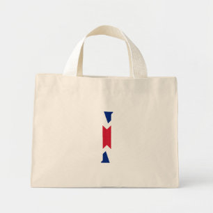 Jag Monogram övertäckte Union Jack Flagga Mini Tygkasse