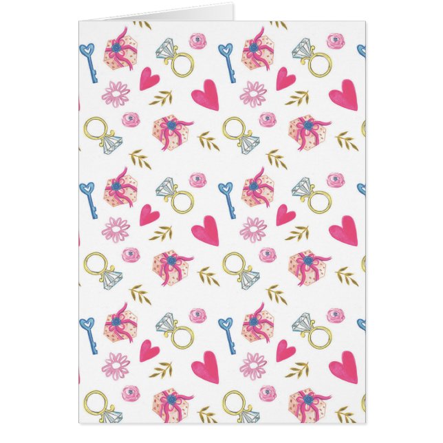 Jag mönstrar II Hälsningskort (Framsidan)