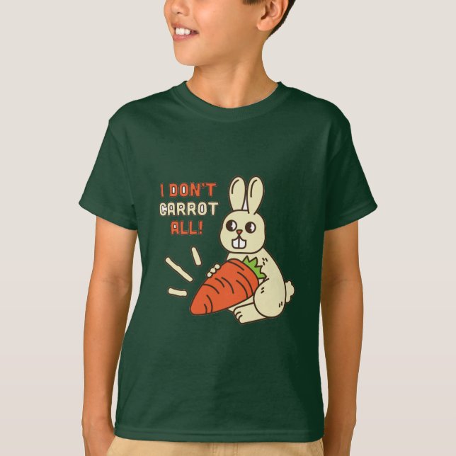 Jag morot på T-Shirt. T Shirt (Framsida)