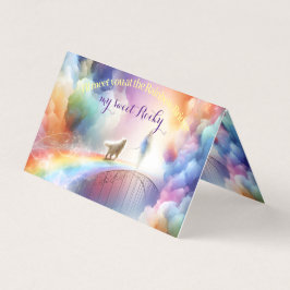 Jag möter dig vid Regnbågsbron  Kort